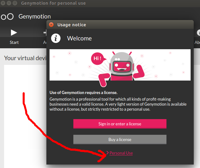 cannot connect to genymotion cloud