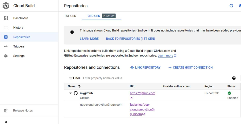 GCP: Cloud Run with build trigger coming from remote GitHub repository ...